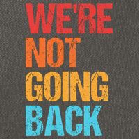 WeRe Not Going Back Vote For 2024 President Kamala Harris Cotton Canvas Backpack