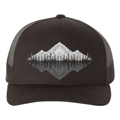 Wildlife Nature Hiking Hiker Forest Reflection Mountain Yupoong Adult 5-Panel Trucker Hat