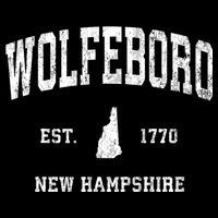 Wolfeboro New Hampshire Nh Vintage Athletic Long Sleeve Shirt