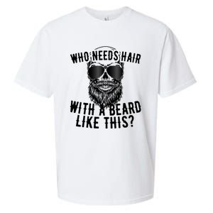 Who Needs Hair With A Beard Like This For Sexy Bald Sueded Cloud Jersey T-Shirt