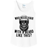 Who Needs Hair With A Beard Like This For Sexy Bald Ladies Essential Tank