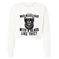 Who Needs Hair With A Beard Like This For Sexy Bald Cropped Pullover Crew