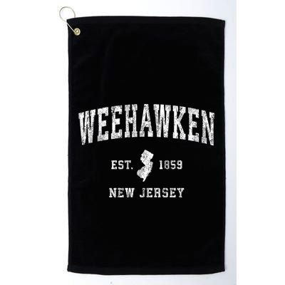 Weehawken New Jersey Nj Vintage Athletic Sports Golf Towel
