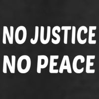 Wo's No Justice No Peace Gift 7 Panel Mesh Trucker Snapback Hat
