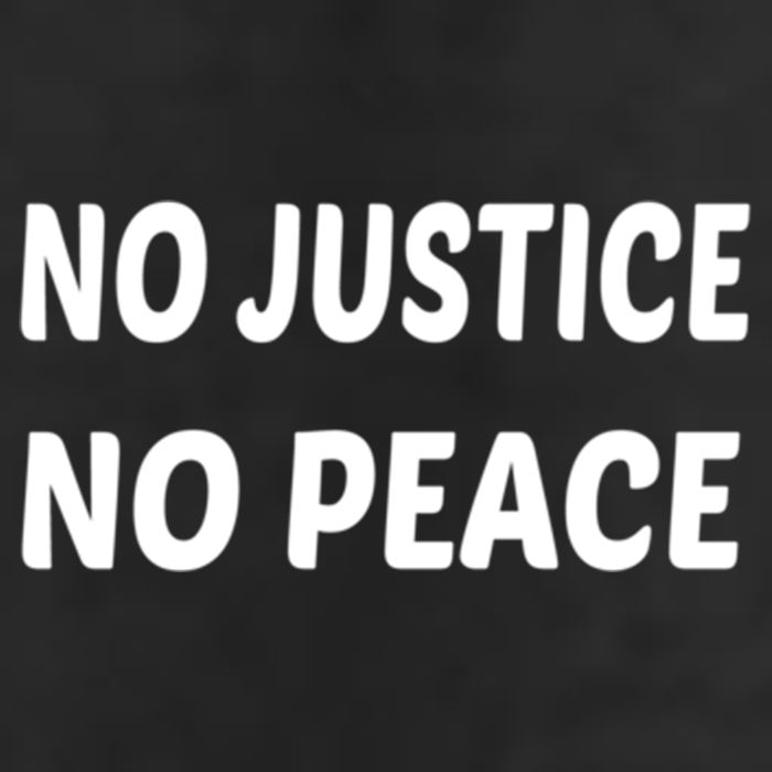 Wo's No Justice No Peace Gift 7 Panel Mesh Trucker Snapback Hat