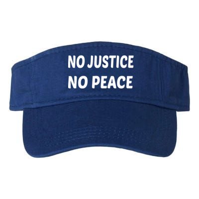Wo's No Justice No Peace Gift Visor