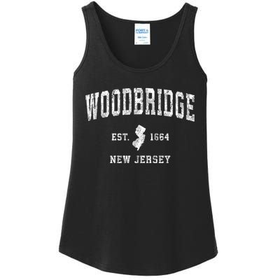 Woodbridge New Jersey Nj Vintage Athletic Sports Ladies Essential Tank