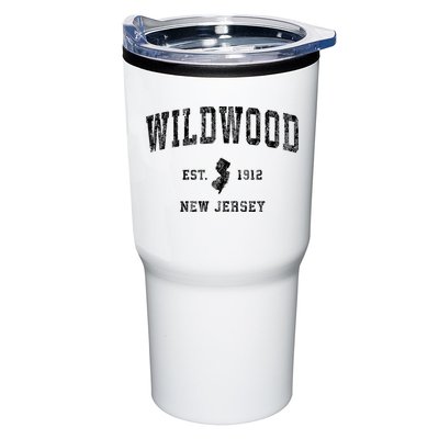 Wildwood New Jersey Nj Vintage Athletic Sports Design Tumbler