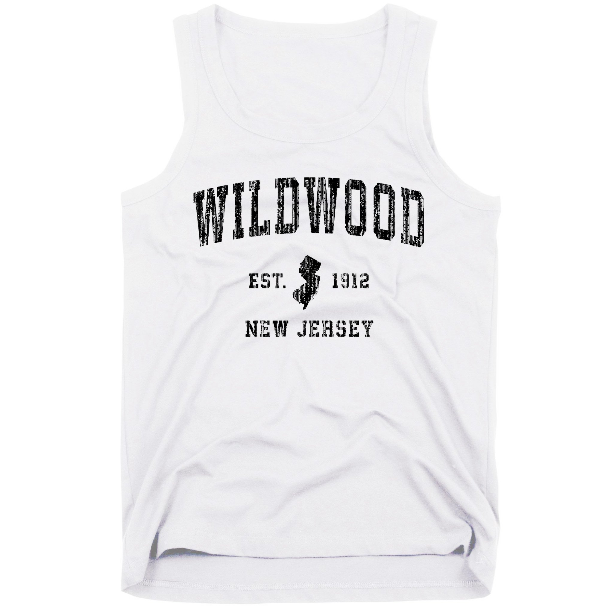 Wildwood New Jersey Nj Vintage Athletic Sports Design Tank Top