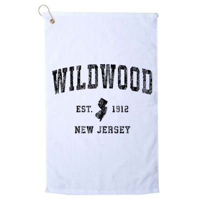 Wildwood New Jersey Nj Vintage Athletic Sports Design Golf Towel