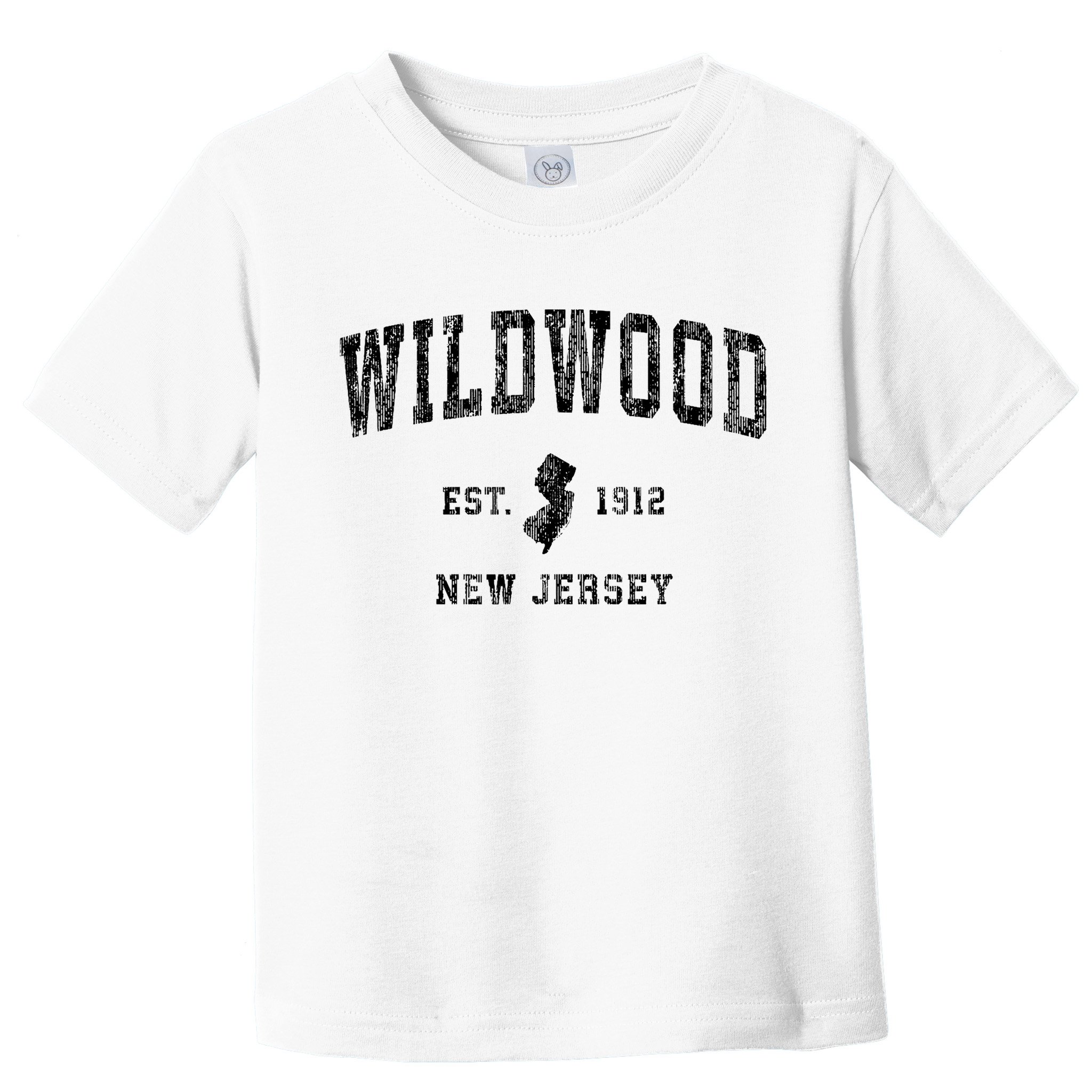 Wildwood New Jersey Nj Vintage Athletic Sports Design Toddler T-Shirt