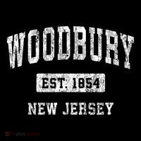 Woodbury New Jersey Nj Vintage Sports Established T-Shirt