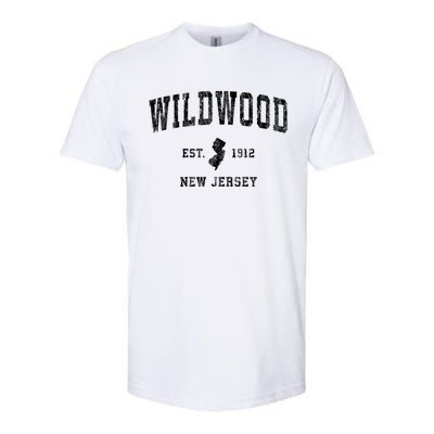 Wildwood New Jersey Nj Vintage Sports Softstyle® CVC T-Shirt