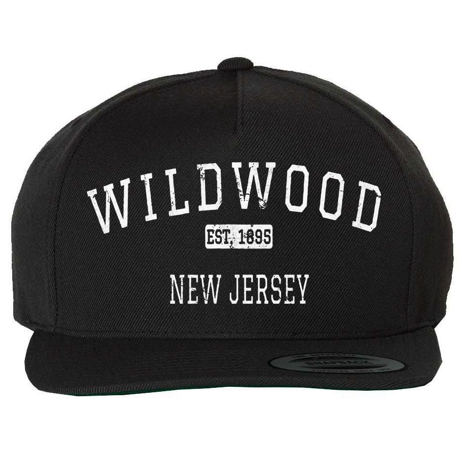Wildwood New Jersey Nj Vintage Wool Snapback Cap