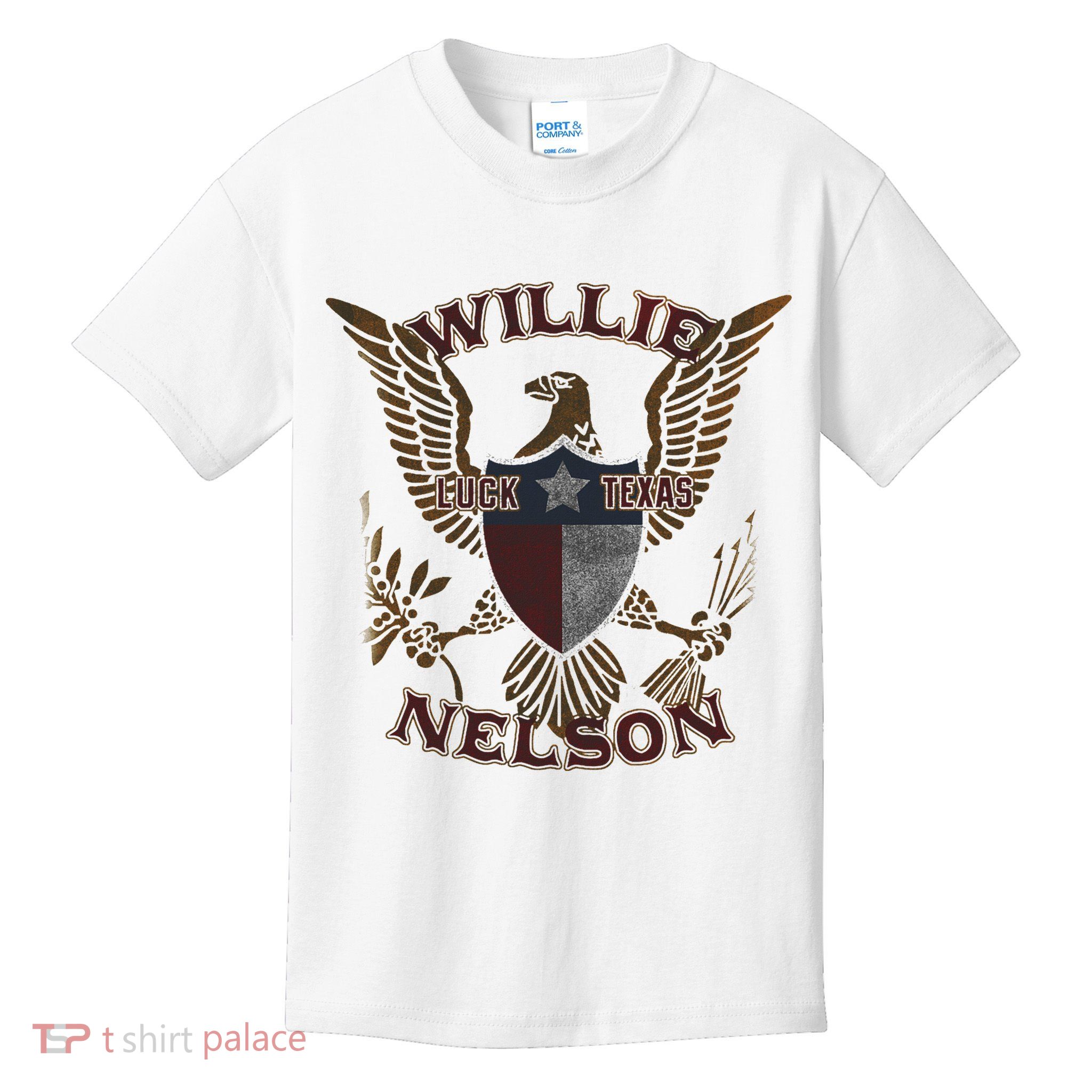 W.I.L.L.I.E Nelson Luck Texas Kids T-Shirt