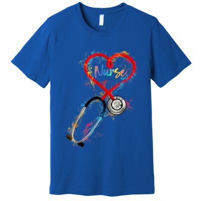 Watercol Nurse Life Nursing Nurse Week 2024 Premium T-Shirt