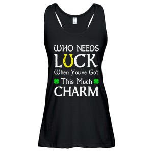 Who Needs Luck When You've Got This Much Charm Ladies Essential Flowy Tank