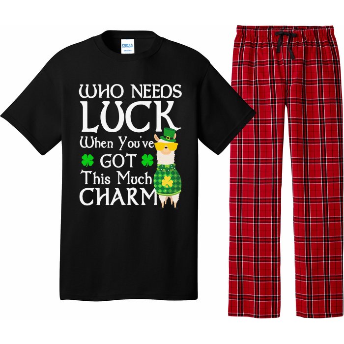 Who Needs Luck When You've Got This Much Llama St. Patrick’s Pajama Set