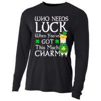 Who Needs Luck When You've Got This Much Llama St. Patrick’s Cooling Performance Long Sleeve Crew