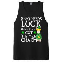 Who Needs Luck When You've Got This Much Llama St. Patrick’s PosiCharge Competitor Tank