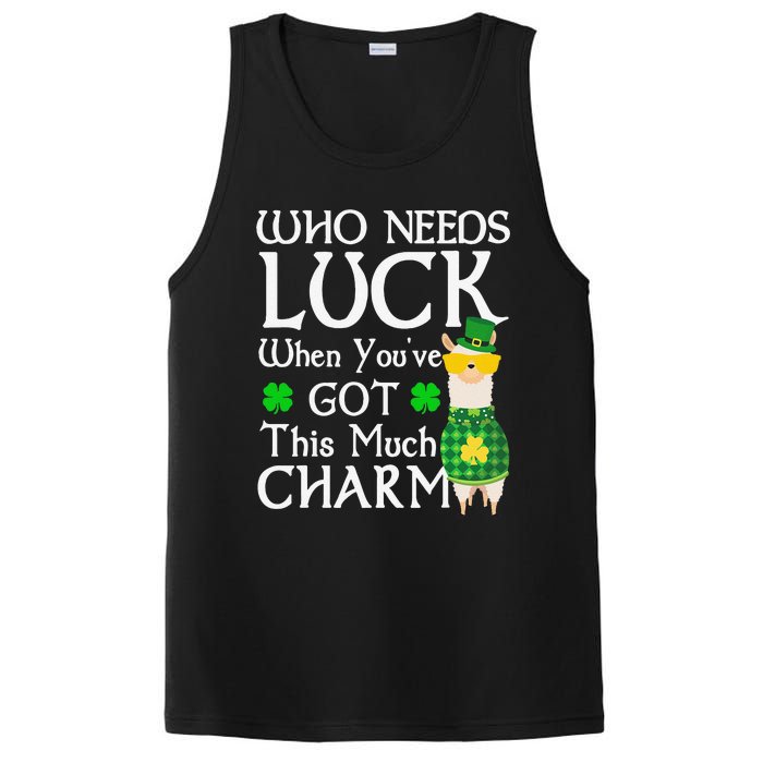 Who Needs Luck When You've Got This Much Llama St. Patrick’s PosiCharge Competitor Tank