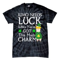 Who Needs Luck When You've Got This Much Llama St. Patrick’s Tie-Dye T-Shirt