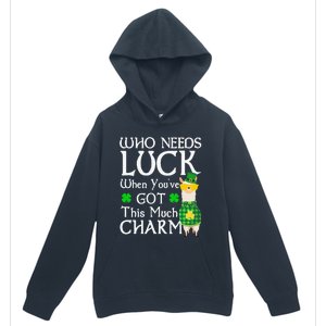 Who Needs Luck When You've Got This Much Llama St. Patrick’s Urban Pullover Hoodie