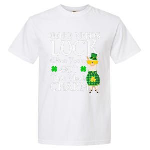 Who Needs Luck When You've Got This Much Llama St. Patrick’s Garment-Dyed Heavyweight T-Shirt