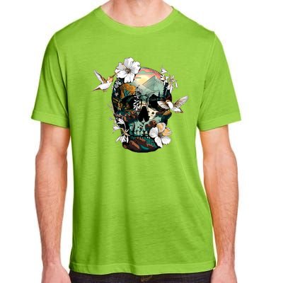 Wilderness Nature Lover Skull Adult ChromaSoft Performance T-Shirt