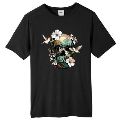 Wilderness Nature Lover Skull Tall Fusion ChromaSoft Performance T-Shirt