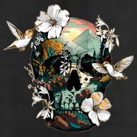 Wilderness Nature Lover Skull 11oz C Handle Ceramic Mug