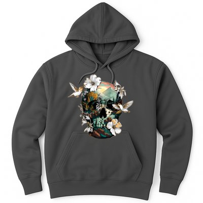 Wilderness Nature Lover Skull Hoodie