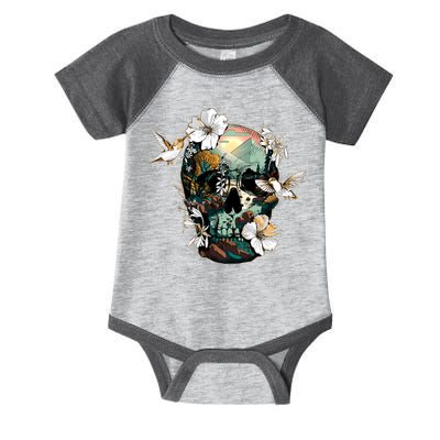 Wilderness Nature Lover Skull Infant Baby Jersey Bodysuit