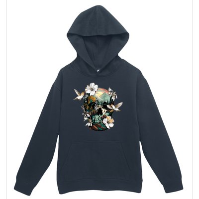 Wilderness Nature Lover Skull Urban Pullover Hoodie