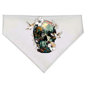 Wilderness Nature Lover Skull USA-Made Doggie Bandana