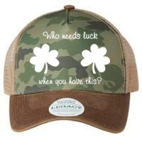 Who Needs Luck When You Have This Funny St Patrick's Day Legacy Tie Dye Trucker Hat