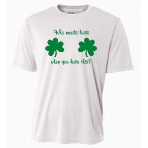 Who Needs Luck When You Have This Funny St Patrick's Day Cooling Performance Crew T-Shirt