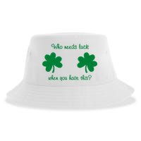 Who Needs Luck When You Have This Funny St Patrick's Day Sustainable Bucket Hat