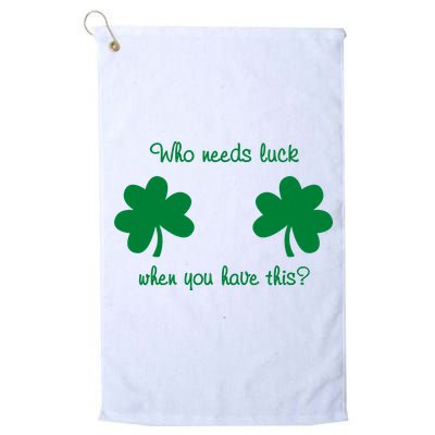 Who Needs Luck When You Have This Funny St Patrick's Day Golf Towel
