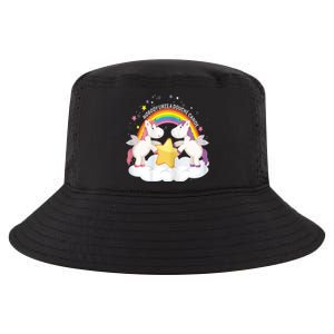 Womens Nobody Likes A Douche Canoe RainBow & Unicorn Cool Comfort Performance Bucket Hat