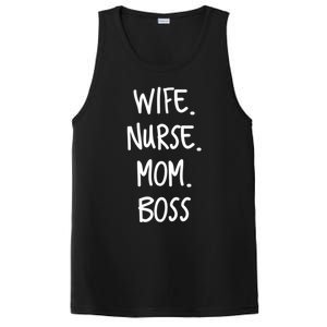 Wife Nurse Mom Boss Gift PosiCharge Competitor Tank