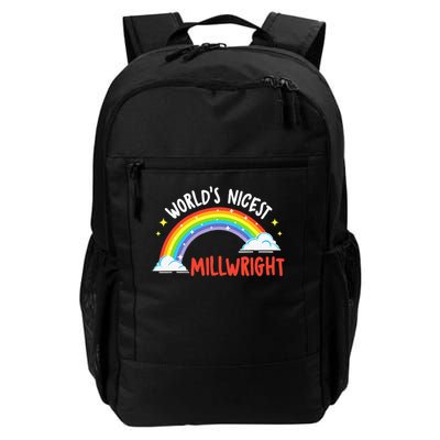World's Nicest Millwright Machinery Machinist Metal Worker Daily Commute Backpack