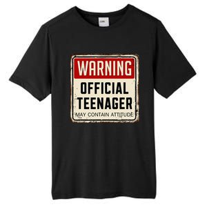 Warning Nager May Contain Attitude 13th Birthday Tall Fusion ChromaSoft Performance T-Shirt