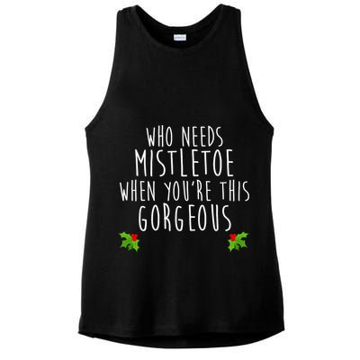 Who Need Mistletoe When You're This Gorgeous Ladies PosiCharge Tri-Blend Wicking Tank