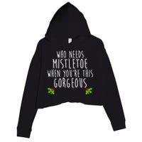 Who Need Mistletoe When You're This Gorgeous Crop Fleece Hoodie
