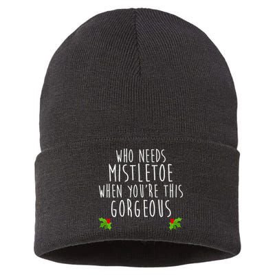Who Need Mistletoe When You're This Gorgeous Sustainable Knit Beanie
