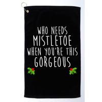 Who Need Mistletoe When You're This Gorgeous Golf Towel