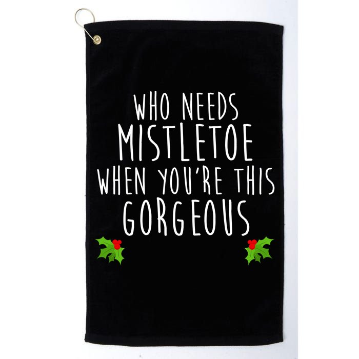 Who Need Mistletoe When You're This Gorgeous Golf Towel