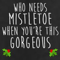 Who Need Mistletoe When You're This Gorgeous Golf Towel