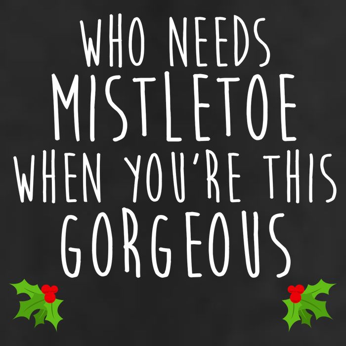 Who Need Mistletoe When You're This Gorgeous Golf Towel
